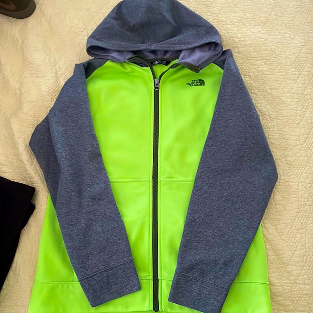 Youth XL TNF zip up hoodie